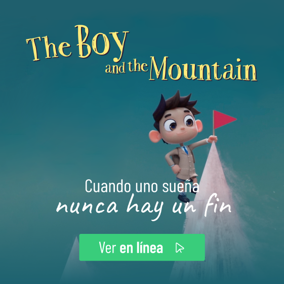 el niño y la montaña